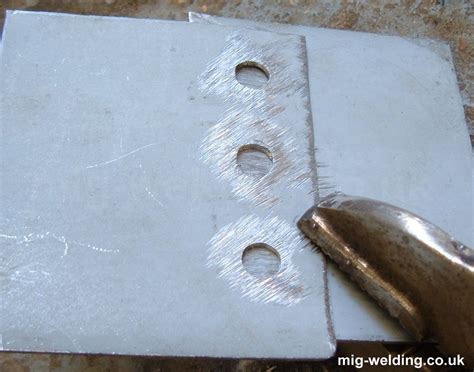 sheet metal welding plug holes|plug welding techniques.